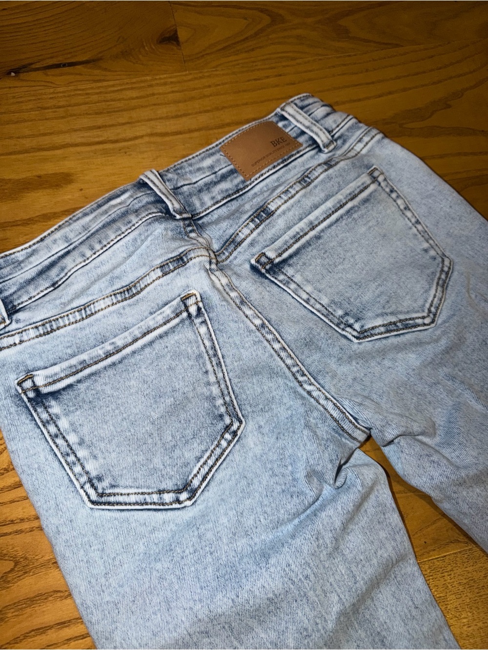 BKE Light Blue Washed Denim Jeans